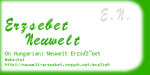 erzsebet neuwelt business card